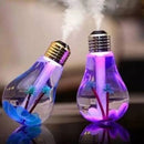 Umidificador De Ar E Lâmpada Luz Led Usb 400ml Com Luz
