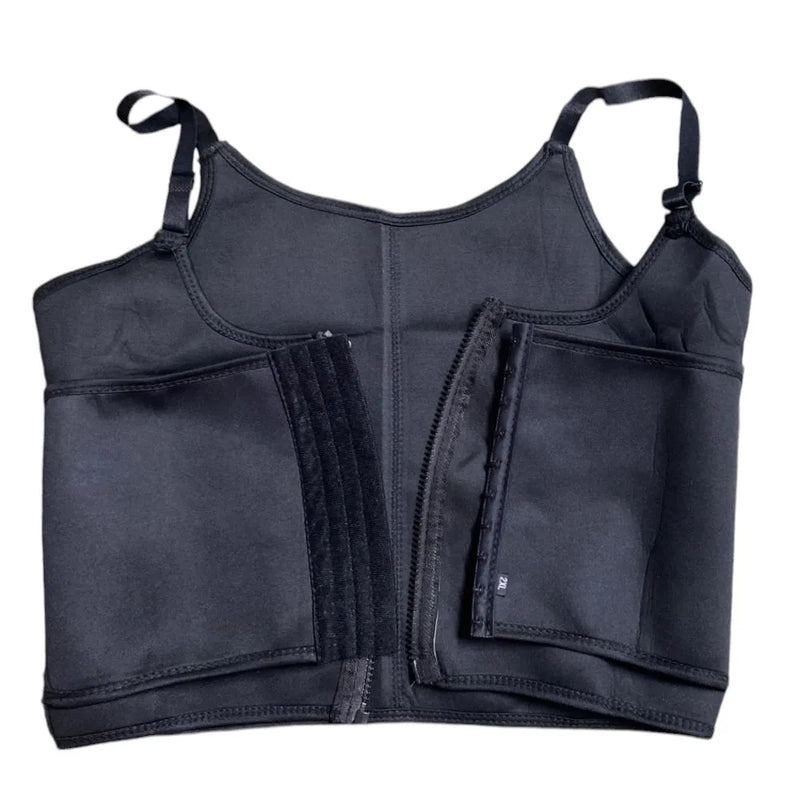 Cinta Modeladora Zíper Premium – Redutora de Cintura e Suporte Postural