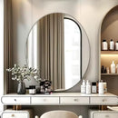 Espelho Oval Decorativo de Acrílico Inquebrável