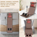 Electric Back Massager, Legs, Foot with Heater, Relaxing Armchair Mattress