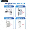 Fechadura Digital Inteligente Tuya com Biometria, Wi-Fi e Desbloqueio por App