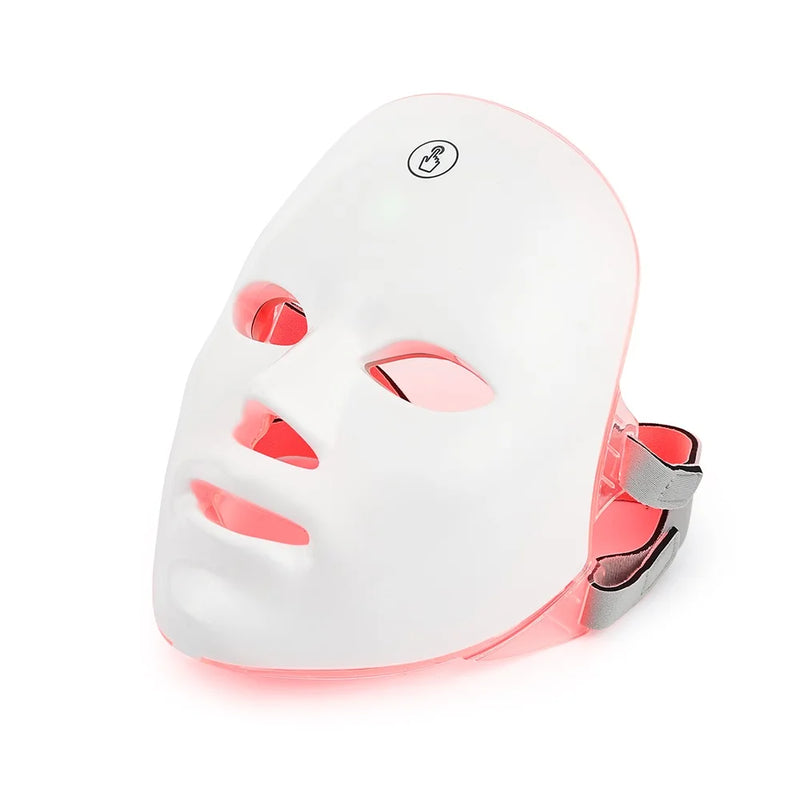 💡 Máscara LED Facial 7 Cores – Rejuvenescimento e Lifting Instantâneo em Casa