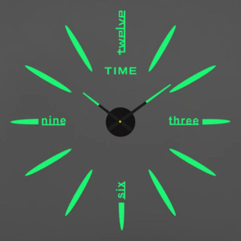 Relógio Decorativo de Parede Design Criativo