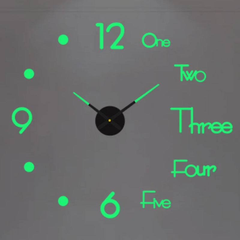 Relógio Decorativo de Parede Design Criativo