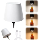 Luminária Abajur LED Garrafa RGB – Recarregável, Portátil e Criativa para Decoração