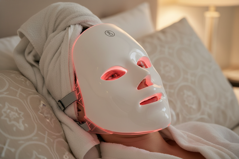 💡 Máscara LED Facial 7 Cores – Rejuvenescimento e Lifting Instantâneo em Casa