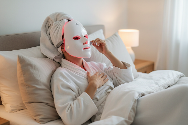 💡 Máscara LED Facial 7 Cores – Rejuvenescimento e Lifting Instantâneo em Casa