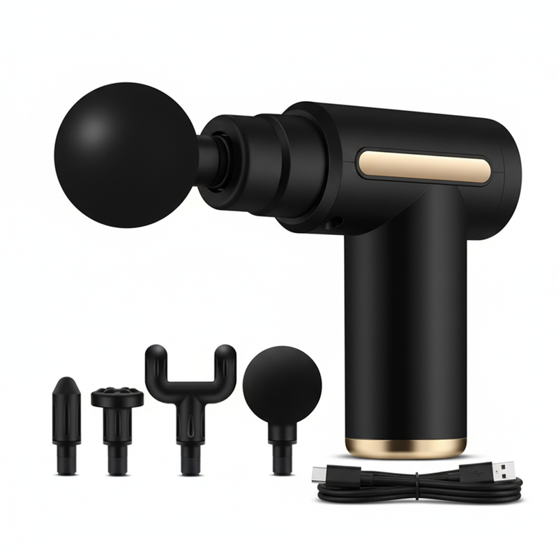 Pistola Massageadora Muscular Fascia Gun – Alívio Imediato para Corpo e Mente