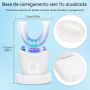 Forma U Escova De Dentes Elétrica Sonic Clareador Whiteness